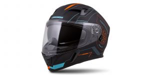 prilba Integral 3.0 Turbohead, CASSIDA (čierna matná/oranžová/modrá)