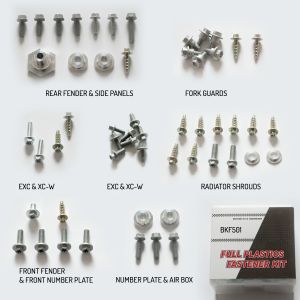 ACCEL BKF-501 - sada skrutiek, skrutky do plastov pre  KTM SX 11-15, EXC 12-15