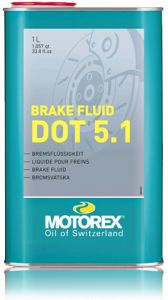 MOTOREX BRAKE FLUID DOT 5,1, 1L - brzdová kvapalina