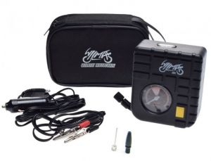 KOMPRESOR MINI , 12V, 80psi, compresor na motocykel, čierny
