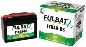 batéria 12V, FTR4A-BS, 2,4Ah, 35A, bezúdržbová MF AGM 114x49x86, FULBAT 550624