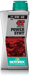 MOTOREX POWER SYNT 4T SAE 5W/40 1L - motorový olej