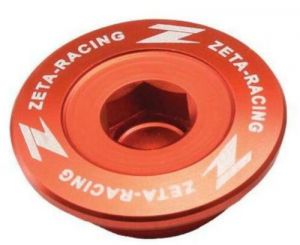 ZETA ZE891617 - CNC zátka motora (engine plug) oranžová KTM+HQ