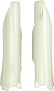 chrániče vidlíc, RTECH (biele, pár) KAWASAKI KX/KLX 125/250/450 F/R