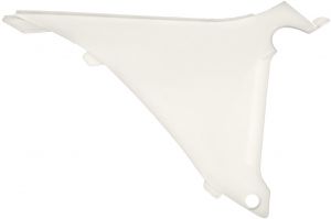 bočný kryt vzduchového filtra pravý, RTECH (biely) KTM EXC/SX 125/150/200/250