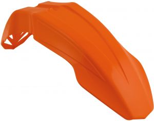 blatník predný univerzálny Supermoto krátky, RTECH (farba oranžová KTM)