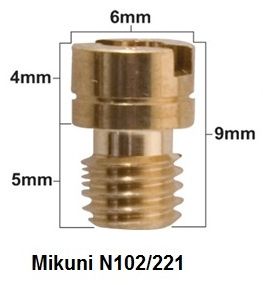 PROX HLAVNÁ TRYSKA MIKUNI TYPU N102/221 PRIEMER #140 (1ks)