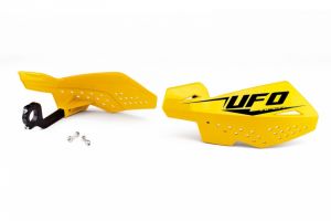 UFO chrániče páčok VIPER 2 s montážnou sadou na riadidlá žlté