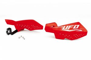UFO chrániče páčok VIPER 2 s montážnou sadou na riadidlá červené