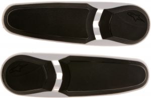 Slidery špičky pre topánky SMX PLUS model2013/14, ALPINESTARS(biele/čierne, pár)