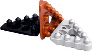 FM-PARTS nášlapná koncovka brzdového pedálu, hliník KTM EXC 125/200/250 oranžová