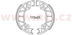 brzdové obloženie (drážkované) NEWFREN (2 ks v balení)