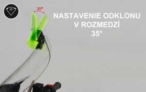 Deflektor na plexi  LOSTER ZA1 transparent