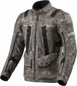 REVIT bunda na motocykel SAND 4 H2O, camo hnedá