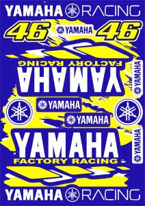 A3 Nálepky YAMAHA FACTORY RACING, 46