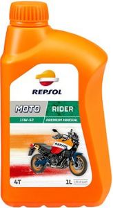 REPSOL MOTO 15W50 RIDER 4T 1L minerálny motorový olej