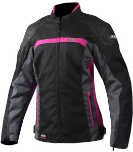 Dámska textilná bunda XRC Pill WTP čierna/ružová