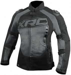Dámska textilná bunda na motorku XRC HADERG AIR čierna/šedá