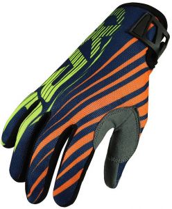 Detské motokrosové rukavice XRC MX Pablo Youth gloves modrá / oranžová