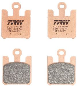 TRW MCB742SV predné brzdové platničky (GF 200, KH369) KAWASAKI VN 600 03-07, 4ks