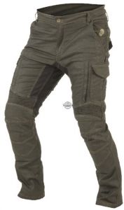 Kevlarové džínsy TRILOBITE 1664 Acid Scrambler 2.0 khaki zelená
