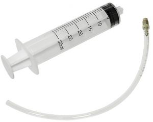 PSYCHIC - striekačka s ventilom na odvzdušnenie a servis hydraulickej spojky