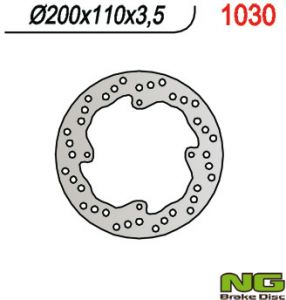 NG zadný brzdový kotúč KTM SX 85 2003-2015 (200X110X3.5) (4X6.5mm)