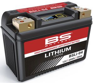 lítium iónová batéria LiFePO4 BSLI-04 360104, 12V, 48WH, 4Ah, 280A, 134x65x92 mm
