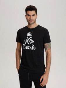 tričko DIVERSE (2023) EXTREME TEAM DAKAR RALLY, DKR LOGO 1, čierna farba
