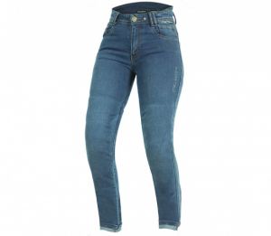 Kevlarové džínsy na motorku Trilobite Downtown 2361 modré, dámske