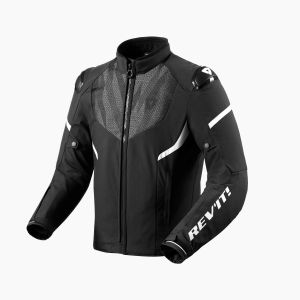 Bunda na motocykel  HYPERSPEED 2 H2O, REVIT (čierno-biela black,white)