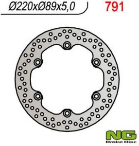 NG zadný brzdový kotúč NG791 SUZUKI GSX-R/SV/TL (220x89x5mm) (5x10,5mm)