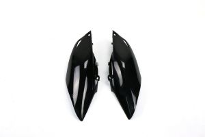 UFO HO04659001 bočné tabuľky HONDA CRF 250R 14-17, CRF 450R 13-16, čierna farba