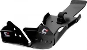 CROSSPRO kryt motora DTC ENDURO (PRO-LINK), plast, YAMAHA YZF/WRF, čierna farba