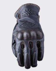 FIVE kožené rukavice na motocykel OKLAHOMA, tmavá hnedá