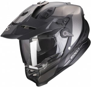 SCORPION prilba na motocykel ADF-9000 AIR TRAIL, matná čierna/strieborná