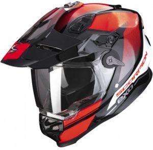 SCORPION prilba na motocykel ADF-9000 AIR TRAIL, čierna/červená