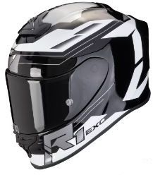SCORPION prilba na motocykel EXO-R1 EVO AIR BLAZE, čierna/biela