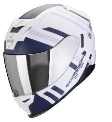 SCORPION prilba na motocykel EXO-520 EVO AIR BANSHEE, čierna/modrá/fialová