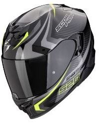 SCORPION prilba na motocykel EXO-520 EVO AIR TERRA, čierna/žltá