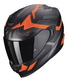 SCORPION prilba na motocykel EXO-520 EVO AIR ELAN, čierna/oranžová