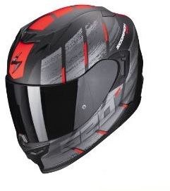 SCORPION prilba na motocykel EXO-520 EVO AIR MAHA, matná čierna/červená