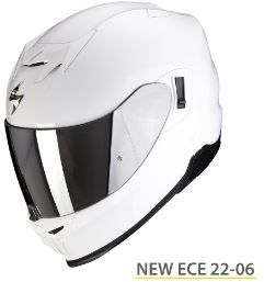 SCORPION prilba na motocykel EXO-520 EVO AIR SOLID, biela