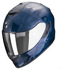 SCORPION prilba na motocykel EXO-1400 EVO CARBON AIR CEBERBO, modrá matná