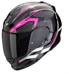 SCORPION prilba na motocykel EXO-491 KRIPTA, čierna/ružová