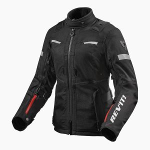 REVIT dámska bunda na motocykel SAND 4 H2O, čierna farba