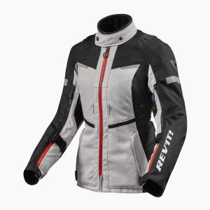 REVIT dámska bunda na motocykel SAND 4 H2O, strieborná/čierna