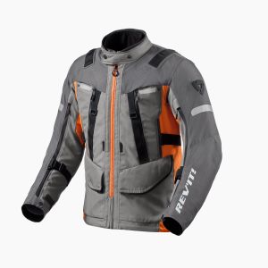 REVIT bunda na motocykel SAND 4 H2O, šedá/oranžová
