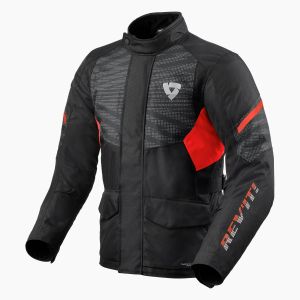 Bunda na motocykel REVIT DUKE H2O (čierna/červená)