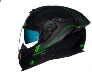 NEXX Integrálna prilba SX.100R FRENETIC (čierna/zelená)